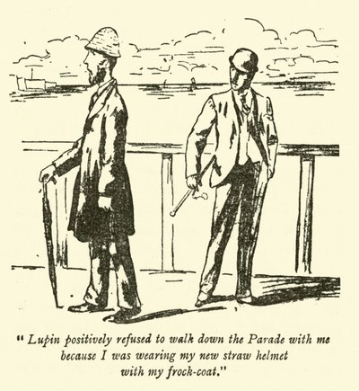 Lupin weigerte sich entschieden, mit mir die Parade entlangzugehen, weil ich meinen neuen Strohhut mit meinem Gehrock trug von Weedon Grossmith